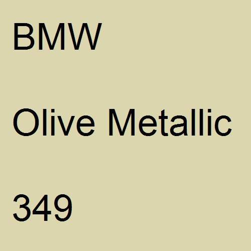 BMW, Olive Metallic, 349.